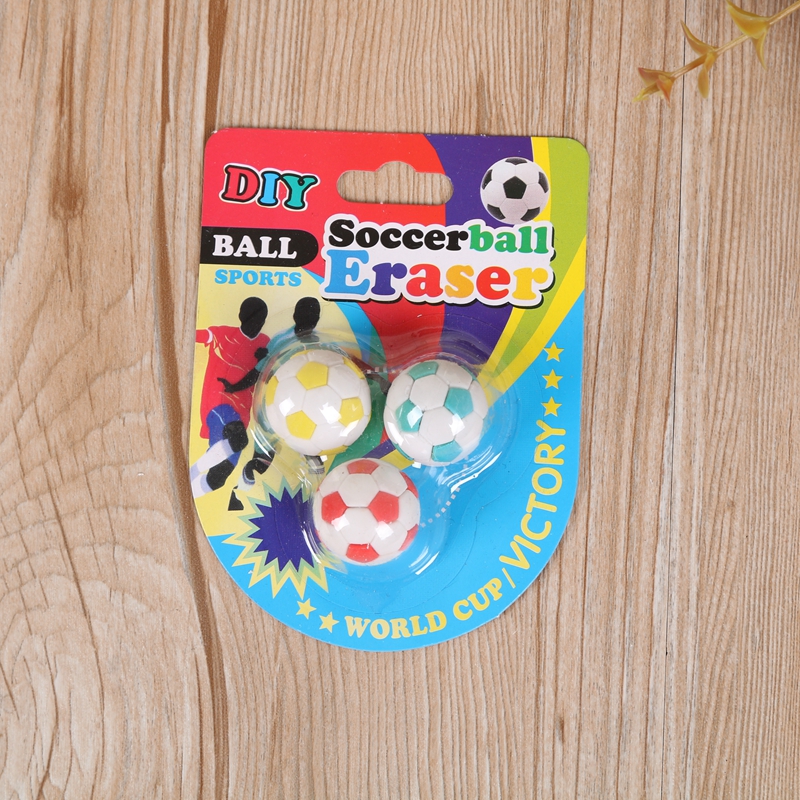 School supplies Korea creative stationery World Cup soccer eraser student award.
