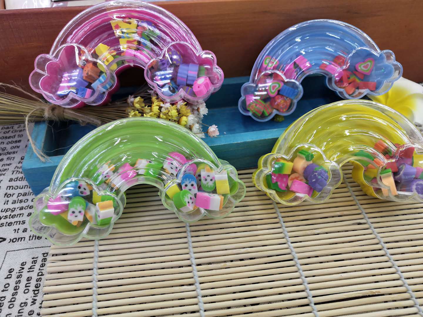 Creative Cute Cartoon Mini Rainbow Boxed Eraser Student School Supplies Eraser Factory Direct Sales Creative Cute Cartoon Mini Rainbow Boxed Eraser Student School Supplies Eraser Factory Direct Sales