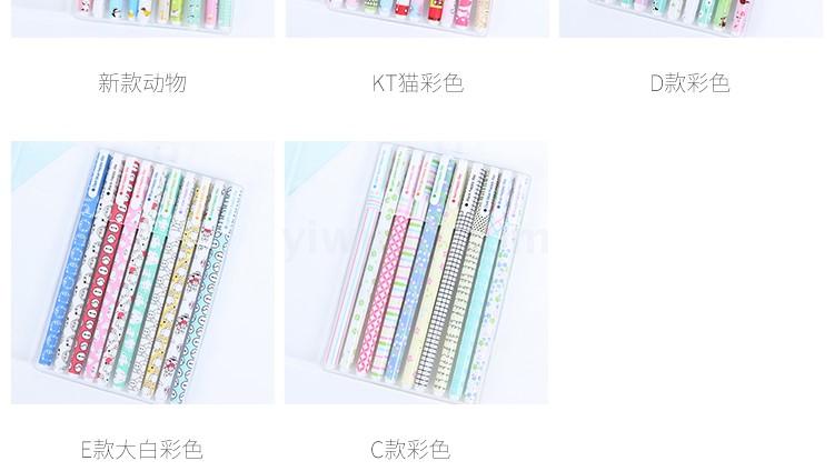 Japanese and Korean Creative Stationery Fresh Floral Gel Pen Color Gel Pen Black Gel Ink Pen 10 Color Set Japanese and Korean Creative Stationery Fresh Floral Gel Pen Color Gel Pen Black Gel Ink Pen 10 Color Set