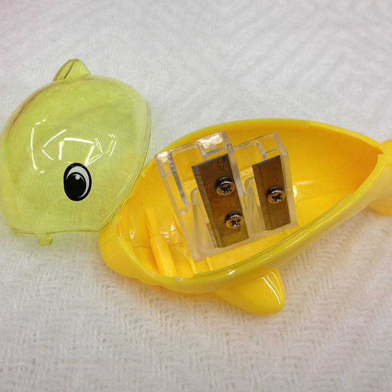Manufacturer direct dolphin pencil sharpener manual double - bore pencil sharpener