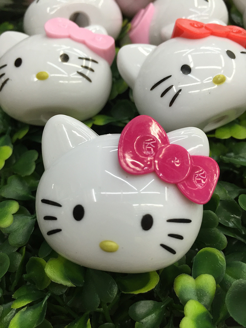 Hello Kitty Hello Kitty cat pencil sharpener cartoon kitten children creative plastic single-hole pencil sharpener Hello Kitty Hello Kitty cat pencil sharpener cartoon kitten children creative plastic single-hole pencil sharpener