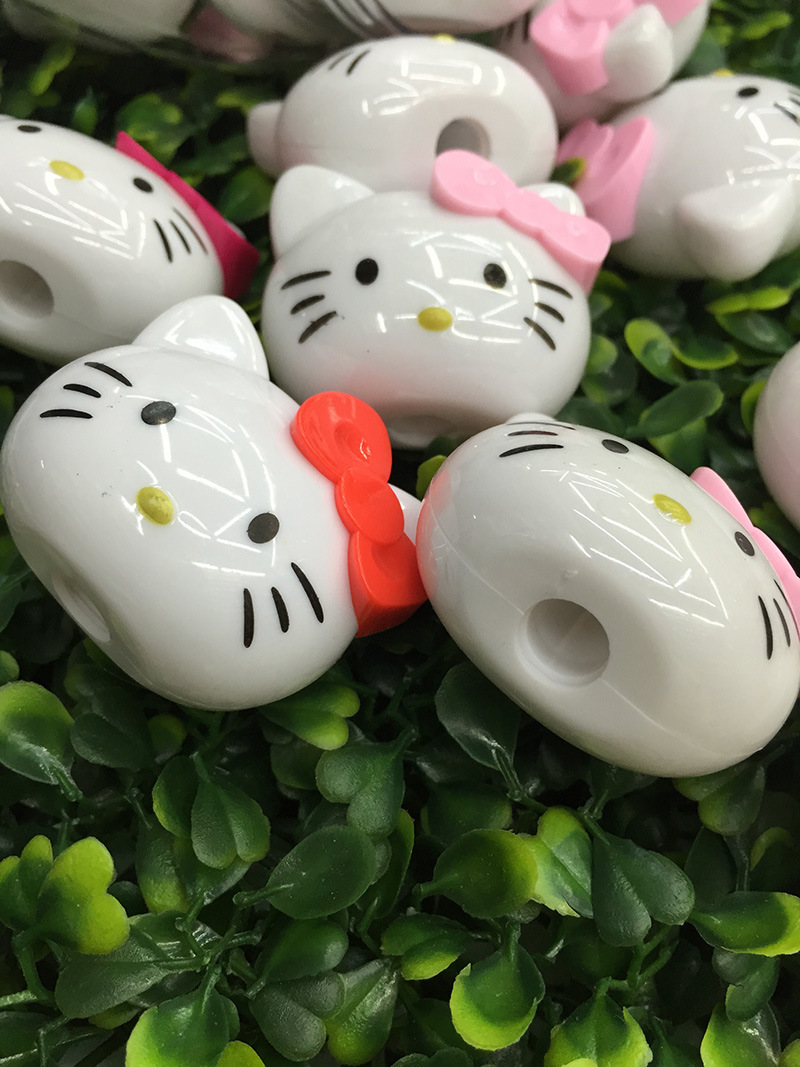 Hello Kitty Hello Kitty cat pencil sharpener cartoon kitten children creative plastic single-hole pencil sharpener Hello Kitty Hello Kitty cat pencil sharpener cartoon kitten children creative plastic single-hole pencil sharpener