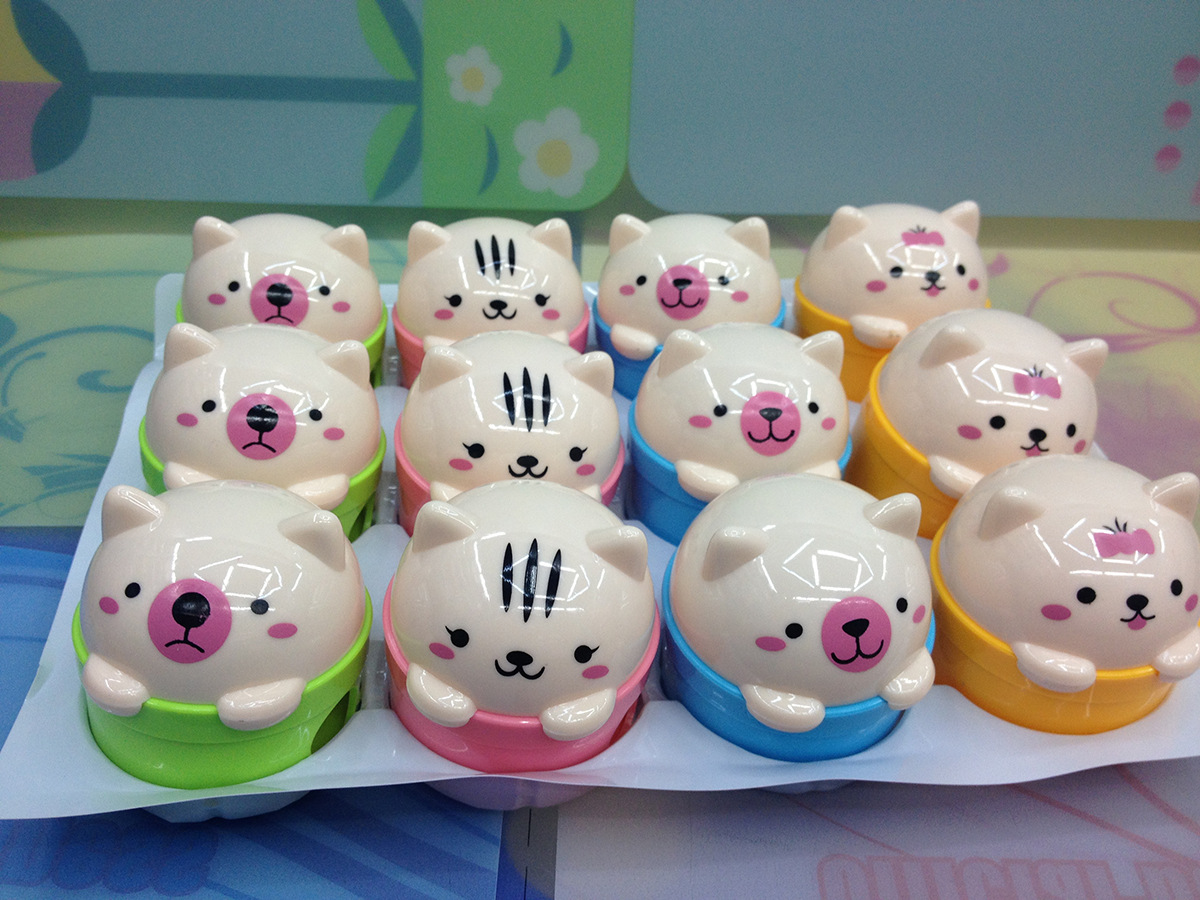 Cute student prize cartoon cat pencil sharpener bear pencil sharpener cute pencil grater Cute student prize cartoon cat pencil sharpener bear pencil sharpener cute pencil grater