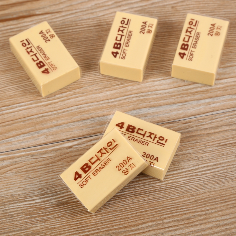 4B skin eraser elementary school children&#039;s art rubber pencil rubber test sketch stationery.