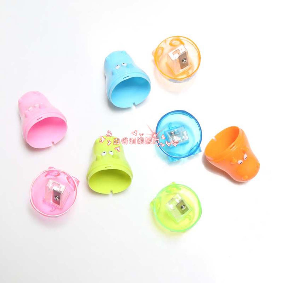 Animal image buffalo hippo pencil sharpener cartoon single-hole creative pencil sharpener Animal image buffalo hippo pencil sharpener cartoon single-hole creative pencil sharpener