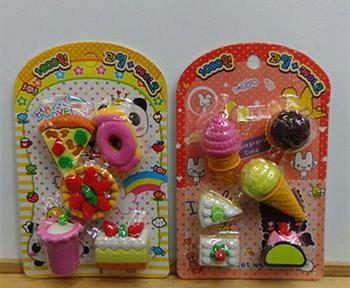 Fangyuan stationery snack Eraser green stereo Eraser factory outlets can be customized