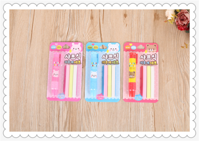 Eraser sketch drawing rubber student learning supplies polychromatic rubber.