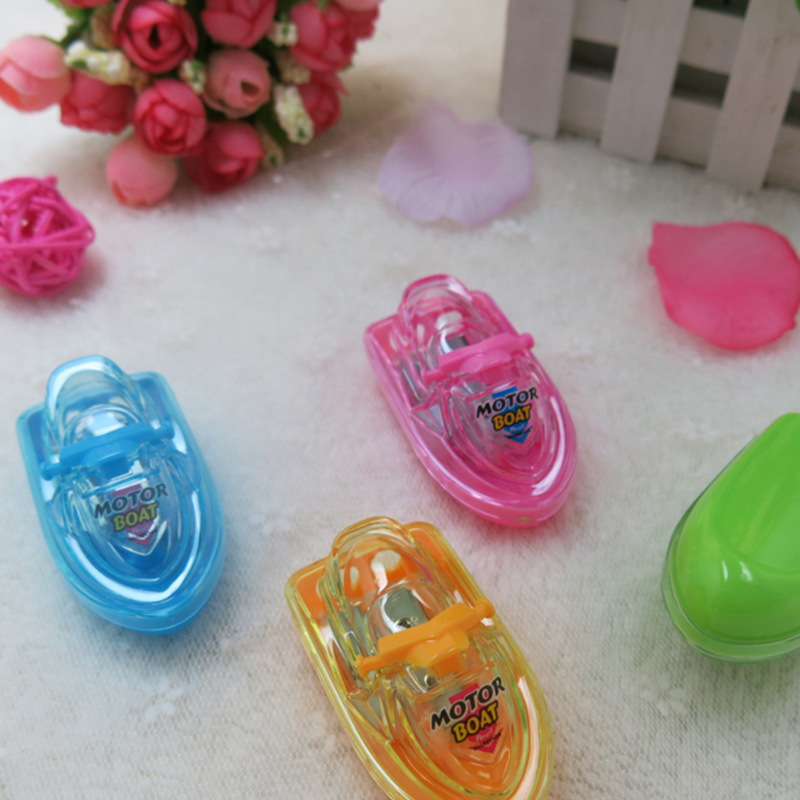 Motorcycle yacht style pencil sharpener creative cartoon environmental protection tour boat pencil sharpener