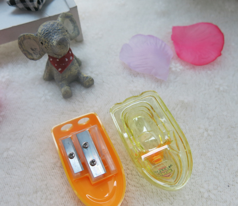 Motorcycle yacht style pencil sharpener creative cartoon environmental protection tour boat pencil sharpener