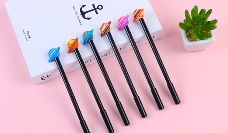 Korean Creative Learning Office Stationery Black Gel Ink Pen Signature Pen Cute Creative Colorful Planet Gel Pen Korean Creative Learning Office Stationery Black Gel Ink Pen Signature Pen Cute Creative Colorful Planet Gel Pen