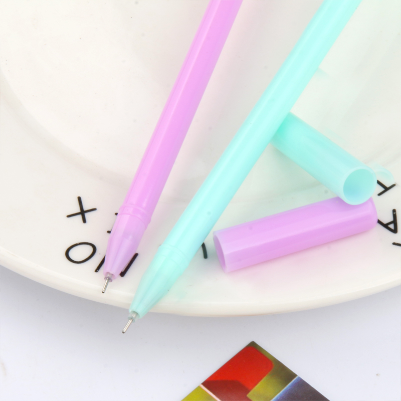 Creative New Cartoon Mermaid Gel Pen Cute Refreshing Black Gel Ink Pen Stationery Office Signature Pen