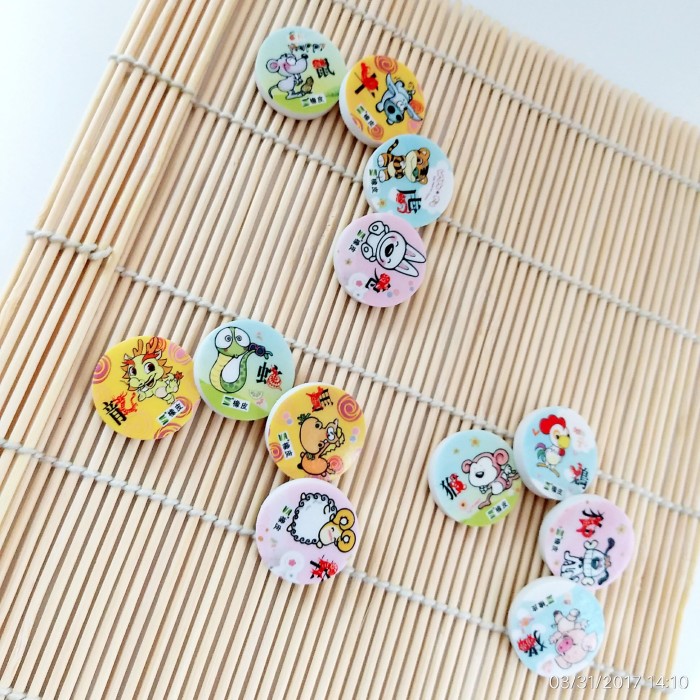 Zodiac animal Eraser student cute pattern eraser Zodiac animal Eraser student cute pattern eraser