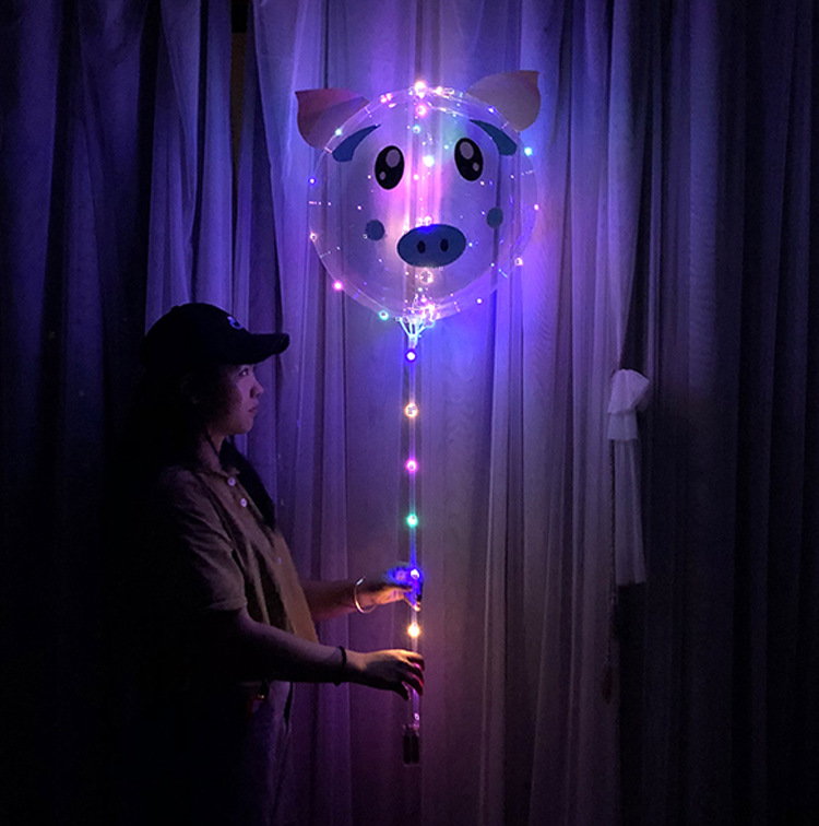 Stall Supply Net Red Balloon Transparent Cartoon 20-Inch Bounce Ball Sticker Led Balloon Light Luminous Party Supplies Stall Supply Net Red Balloon Transparent Cartoon 20-Inch Bounce Ball Sticker Led Balloon Light Luminous Party Supplies