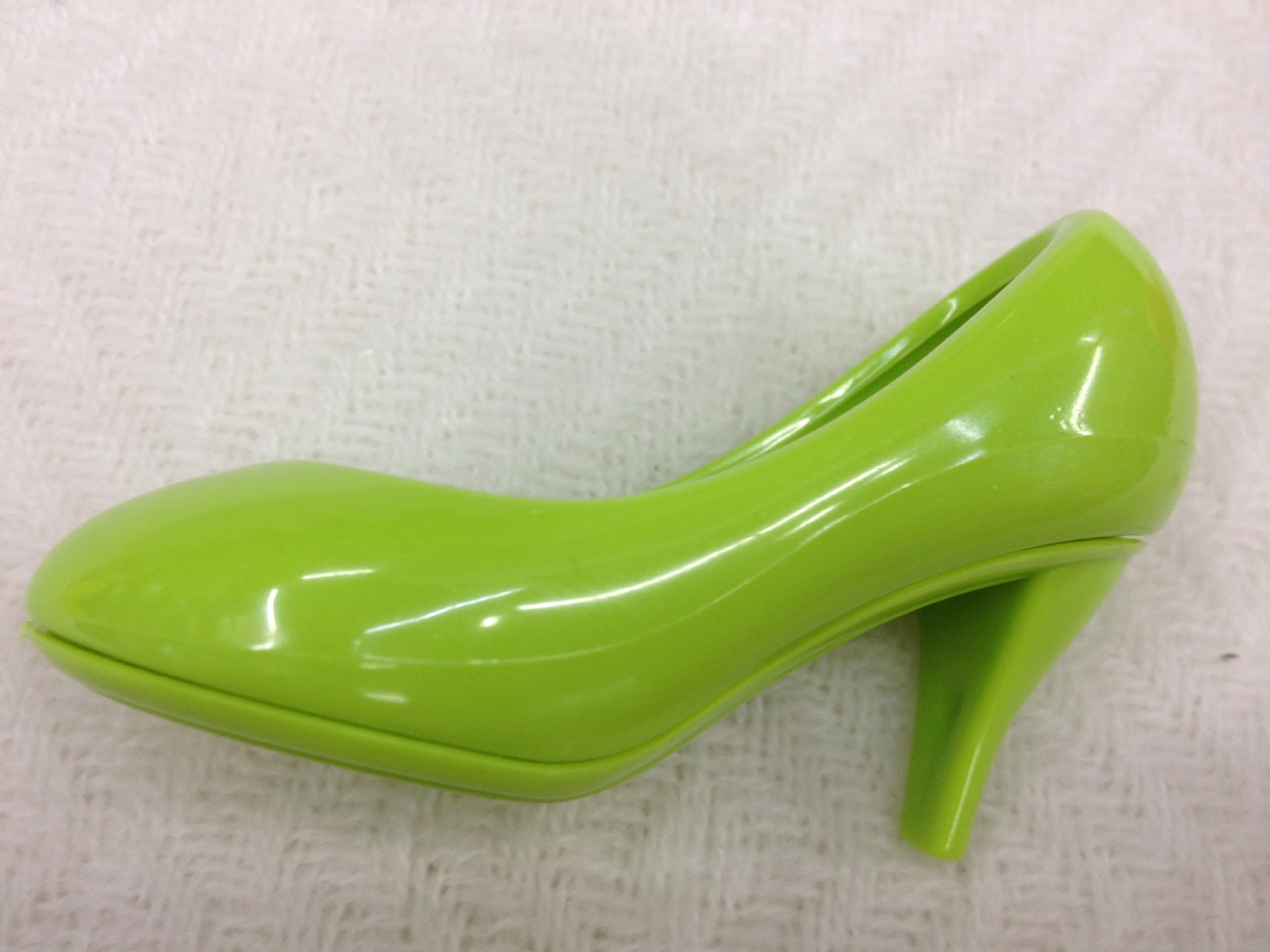 Fashion cartoon high heel student pencil sharpener plastic single-hole pencil sharpener