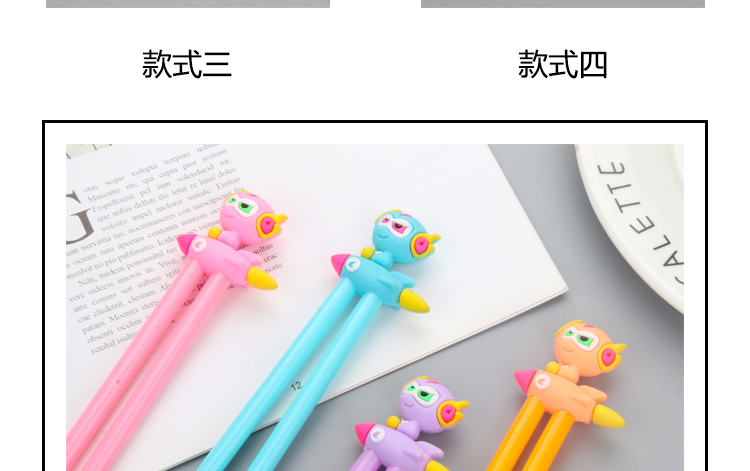 Japanese and Korean Creative Cartoon Rocket Boy Penalty Pen Twin Pen Student Creativity Gel Pen Wholesale Penalty Pen Wholesale Japanese and Korean Creative Cartoon Rocket Boy Penalty Pen Twin Pen Student Creativity Gel Pen Wholesale Penalty Pen Wholesale