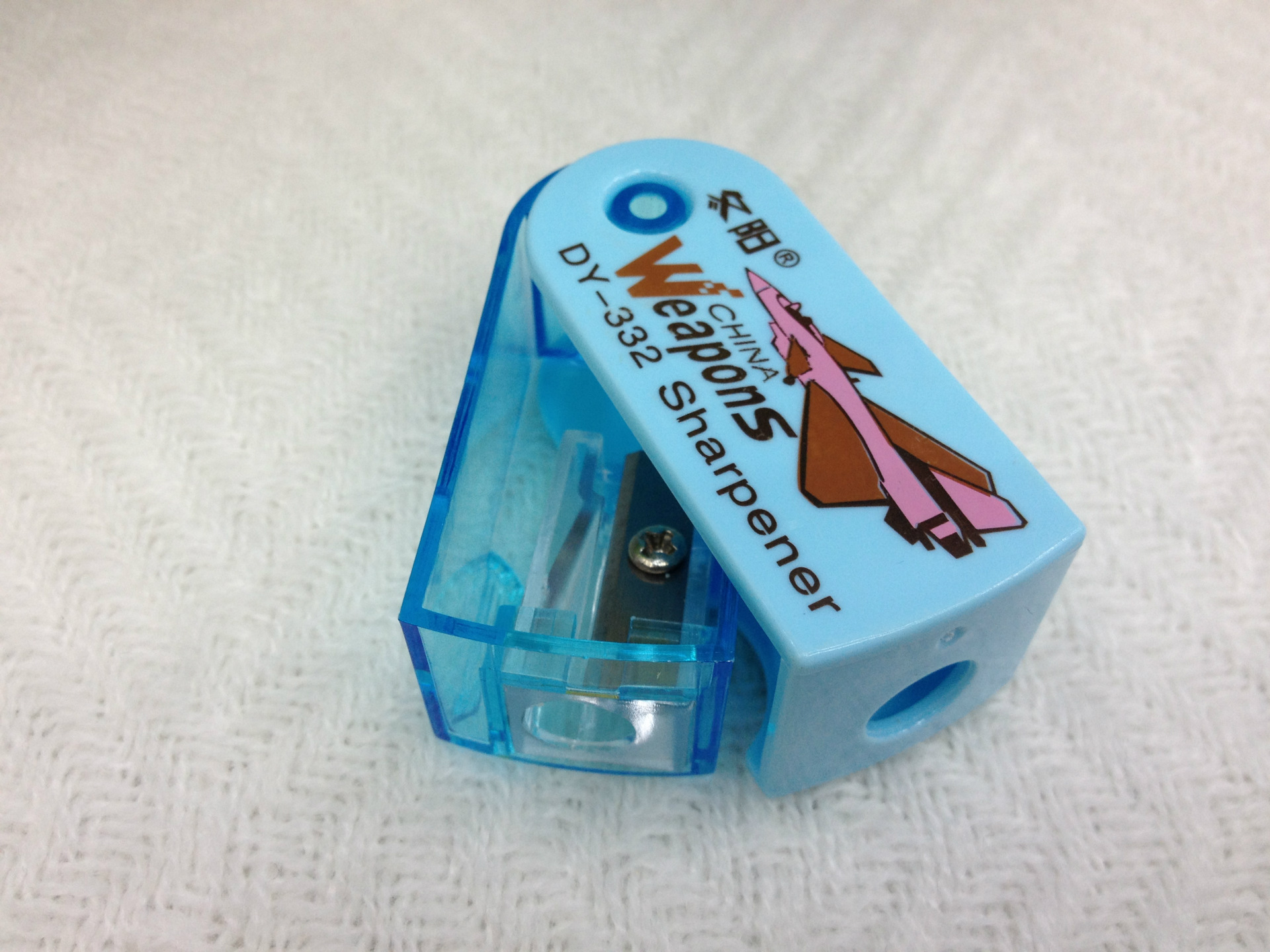 Korean unique stationery cartoon creative pencil sharpener single hole candy color pencil sharpener