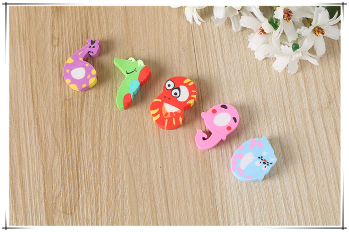 Cartoon - shaped digital eraser set for Children's New Year creative Stationery gifts Cartoon - shaped digital eraser set for Children's New Year creative Stationery gifts