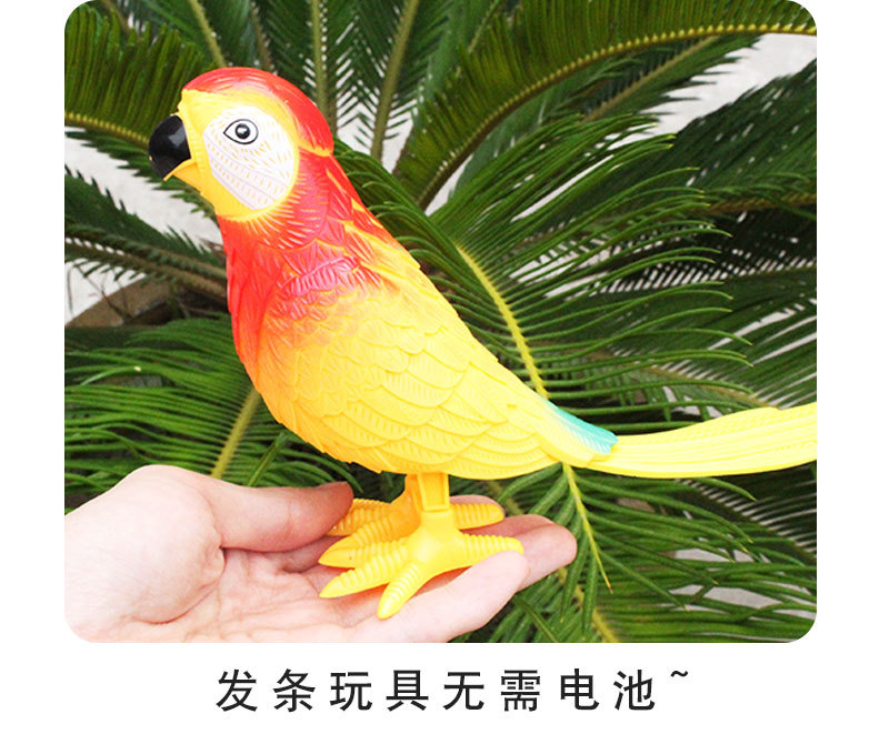 Wind-up Spring Parrot Christmas Children's Amusement Park Push Bird Toy Kindergarten Small Gift Gift Gift Wind-up Spring Parrot Christmas Children's Amusement Park Push Bird Toy Kindergarten Small Gift Gift Gift