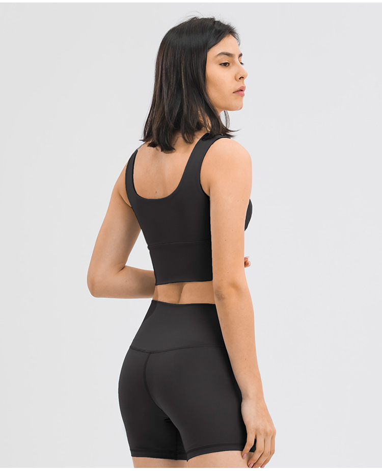 2021 Spring and Summer New Fashion All-Match Zipper Sports Underwear Women's Gather Shockproof Push up Accessory Breast Push up Sports Bra