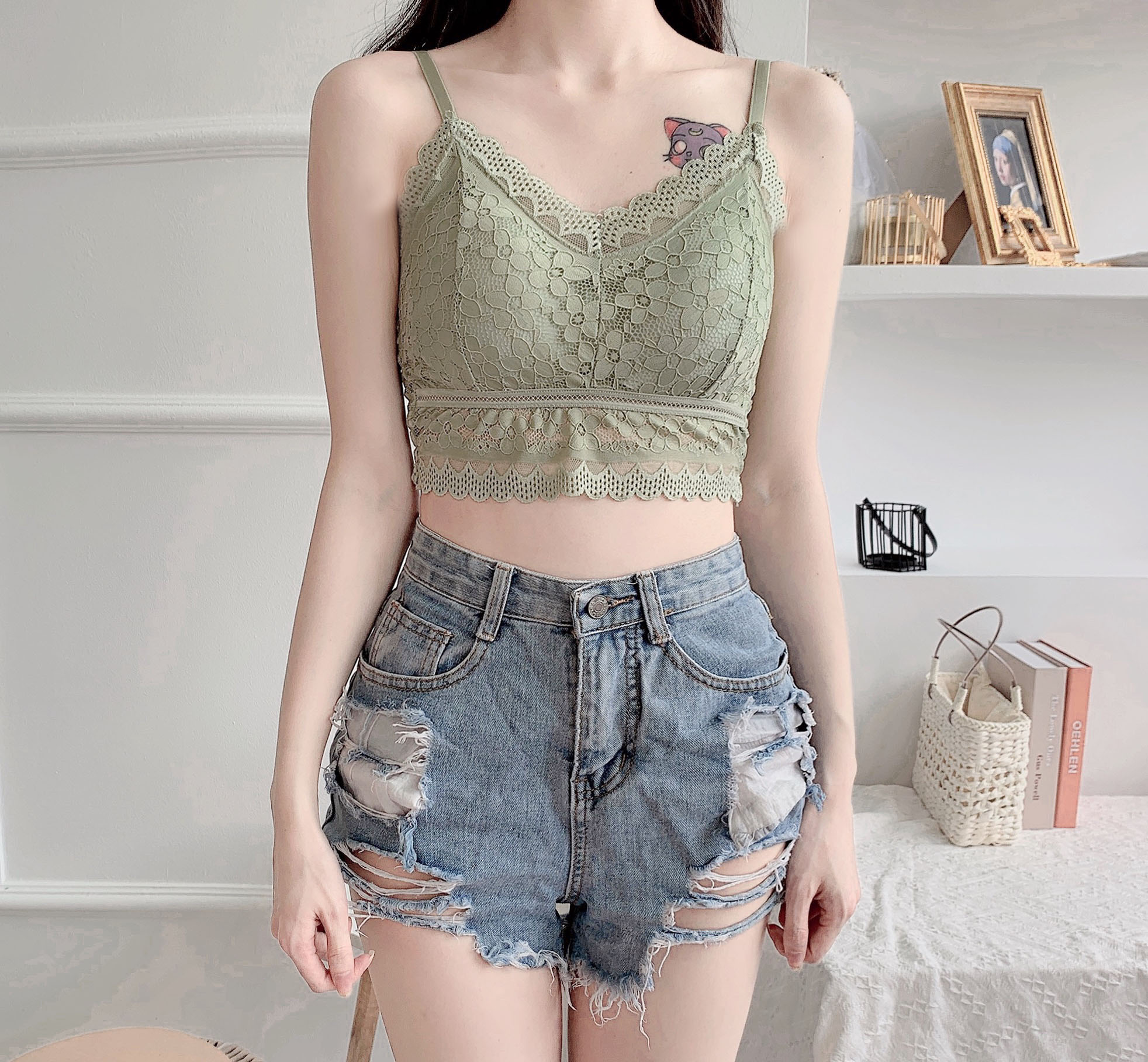 Lace French Underwear Small Breasts Lady's Thin Push up Wireless Bra Changeable Pleated Inner Match Sexy Bra for Women Lace French Underwear Small Breasts Lady's Thin Push up Wireless Bra Changeable Pleated Inner Match Sexy Bra for Women