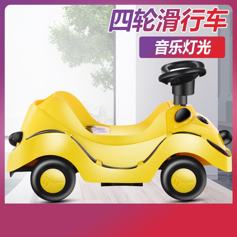 Children's Sliding Walker Push-up Music Luminous Novel Leisure Stall Swing Car Luge Balance Toy Car Children's Sliding Walker Push-up Music Luminous Novel Leisure Stall Swing Car Luge Balance Toy Car