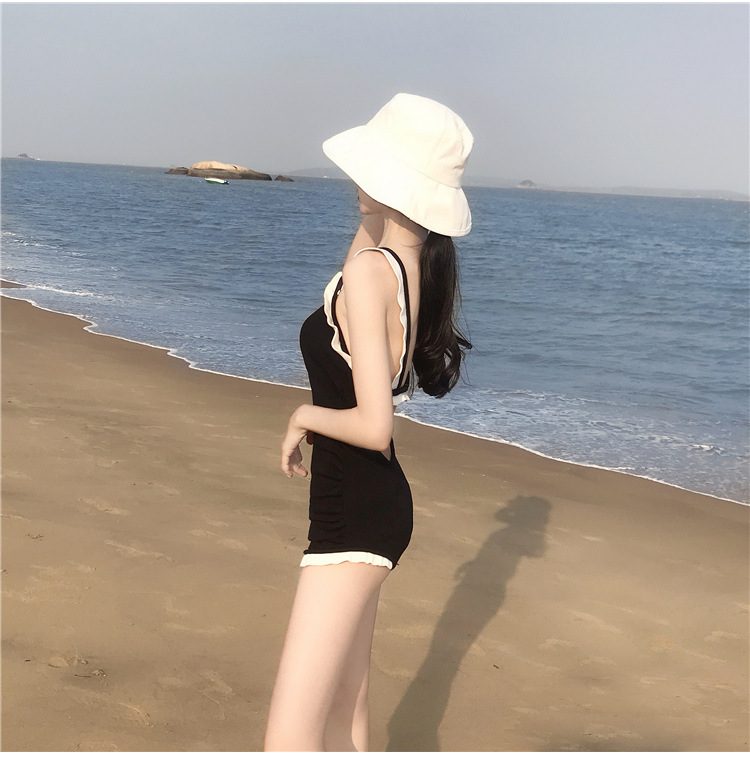 Sexy Swimsuit Women's Korean Ins Style Fairy Style Conservative Cover Belly Thin Bear Back Small Breast Push up Hot Spring Swimwear Sexy Swimsuit Women's Korean Ins Style Fairy Style Conservative Cover Belly Thin Bear Back Small Breast Push up Hot Spring Swimwear