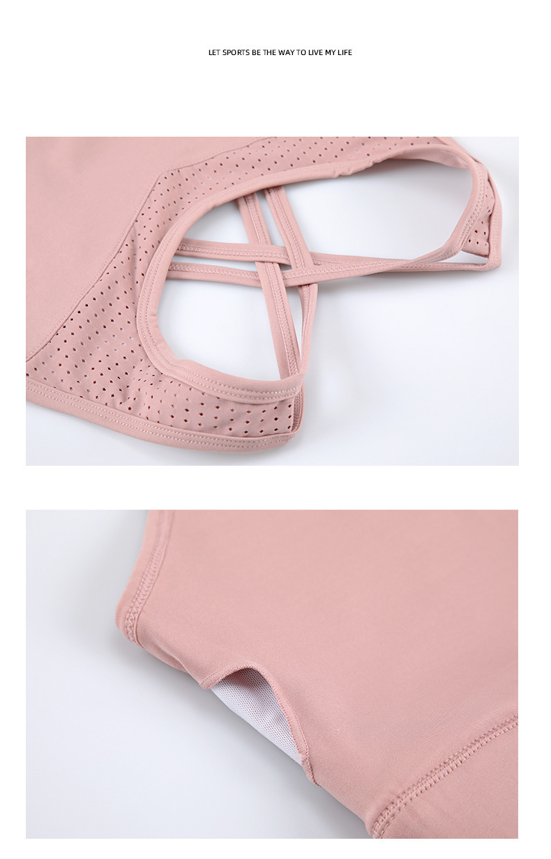Women's Thin Strap Back Nude Feel Sports Underwear for Outer Wear High Strength Shockproof Push-up Workout Vest Yoga Bra Women's Thin Strap Back Nude Feel Sports Underwear for Outer Wear High Strength Shockproof Push-up Workout Vest Yoga Bra
