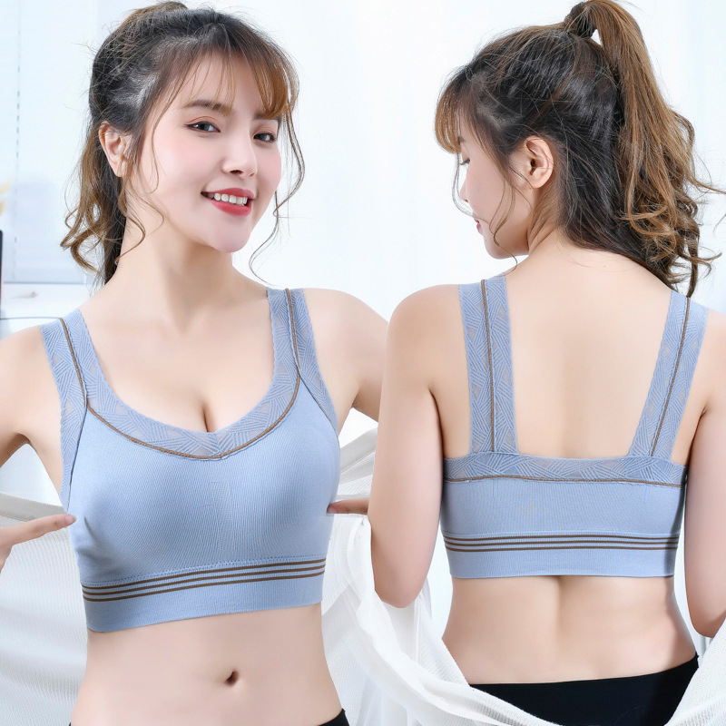 Lace Beautiful Back Sling Online Popular Vest Push-up Bra Base Tube Top Tube Top Anti-Slip Underwear for Women