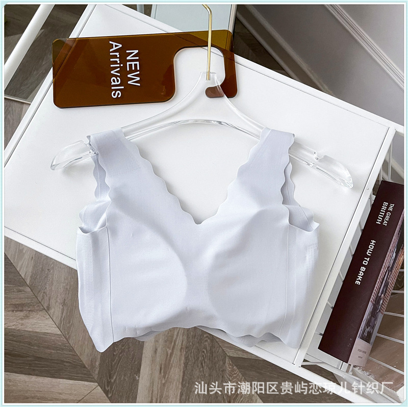 Ubar Ouyang Nana Same Cloud Underwear Women's Push up and Anti-Sagging Seamless Beautiful Back Big Chest Small Sports Bra Ubar Ouyang Nana Same Cloud Underwear Women's Push up and Anti-Sagging Seamless Beautiful Back Big Chest Small Sports Bra