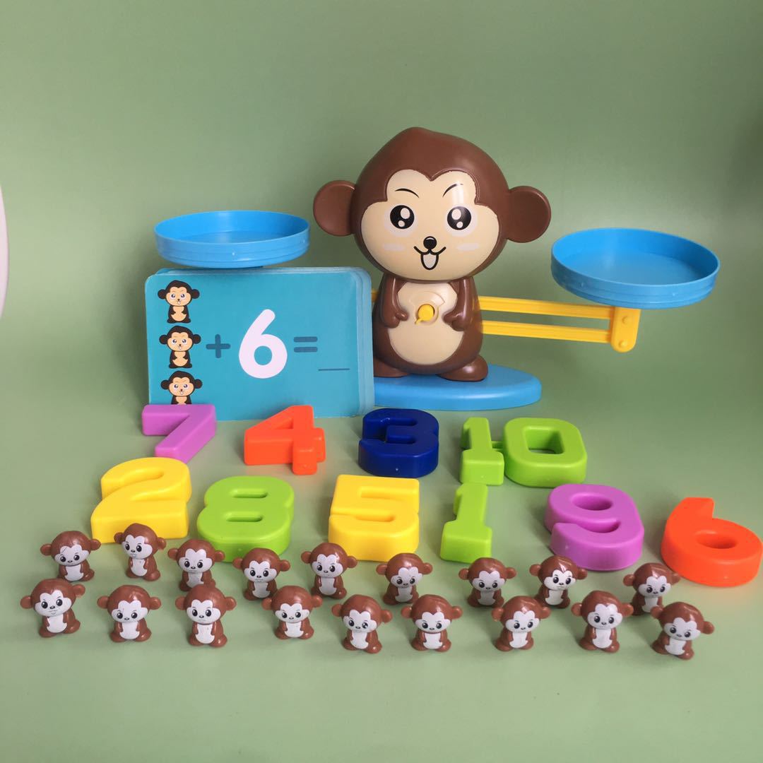 Cross-Border Hot Sale Balance Monkey Early Childhood Educational Toys Balance Enlightenment Addition and Subtraction Arithmetic Spot Factory Direct Sales Cross-Border Hot Sale Balance Monkey Early Childhood Educational Toys Balance Enlightenment Addition and Subtraction Arithmetic Spot Factory Direct Sales