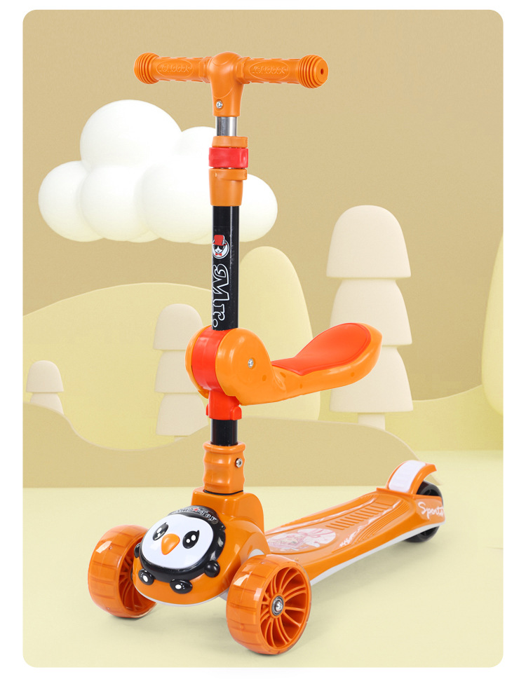New Stroller Children 2-10 Years Old Can Sit and Slide Three-in-One Balance Car Children's High-Meter Folding Scooter New Stroller Children 2-10 Years Old Can Sit and Slide Three-in-One Balance Car Children's High-Meter Folding Scooter