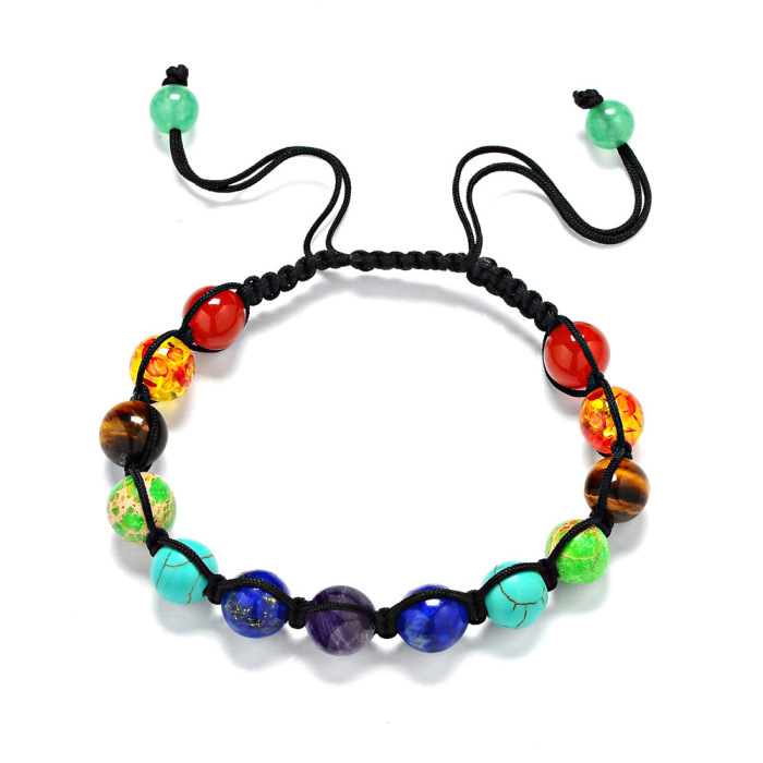 8mm rainbow prayer Bracelet 7 Chakra Stone Bracelet balance Reiki treatment 8mm rainbow prayer Bracelet 7 Chakra Stone Bracelet balance Reiki treatment