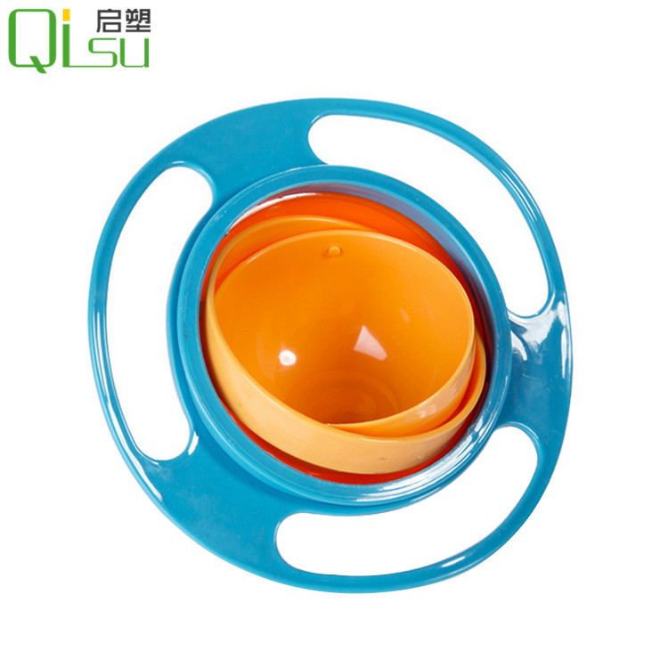 Universal Gyro Bowl for children 360 degree rotary balance BowlGyro Bowl for flying saucers