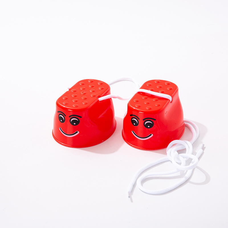 Children's Stilts Thickened Plastic Smiley Face Kindergarten Walking on Stilts Outdoor Sports Balance Sensory Training Equipment Toys Children's Stilts Thickened Plastic Smiley Face Kindergarten Walking on Stilts Outdoor Sports Balance Sensory Training Equipment Toys