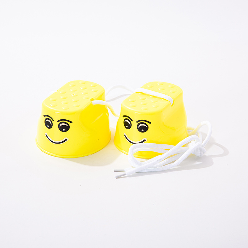 Children's Stilts Thickened Plastic Smiley Face Kindergarten Walking on Stilts Outdoor Sports Balance Sensory Training Equipment Toys Children's Stilts Thickened Plastic Smiley Face Kindergarten Walking on Stilts Outdoor Sports Balance Sensory Training Equipment Toys