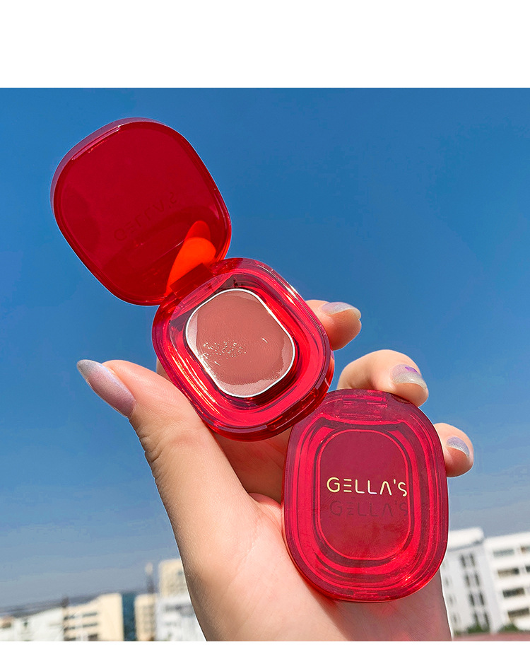 Gella's Ice Crystal Moisturizing Lipstick with Jiu Moisturizing White No Stain on Cup Not Easy to Fade