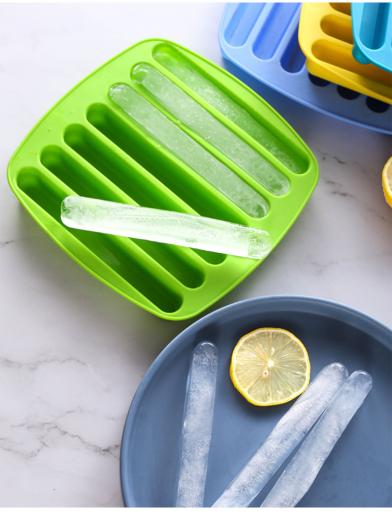 Homemade DIY Silicone Ice Tray Molded Silicone Sausage Ham Hot Dog Mold Finger Cookie Cutter Ice Making Baking Mold