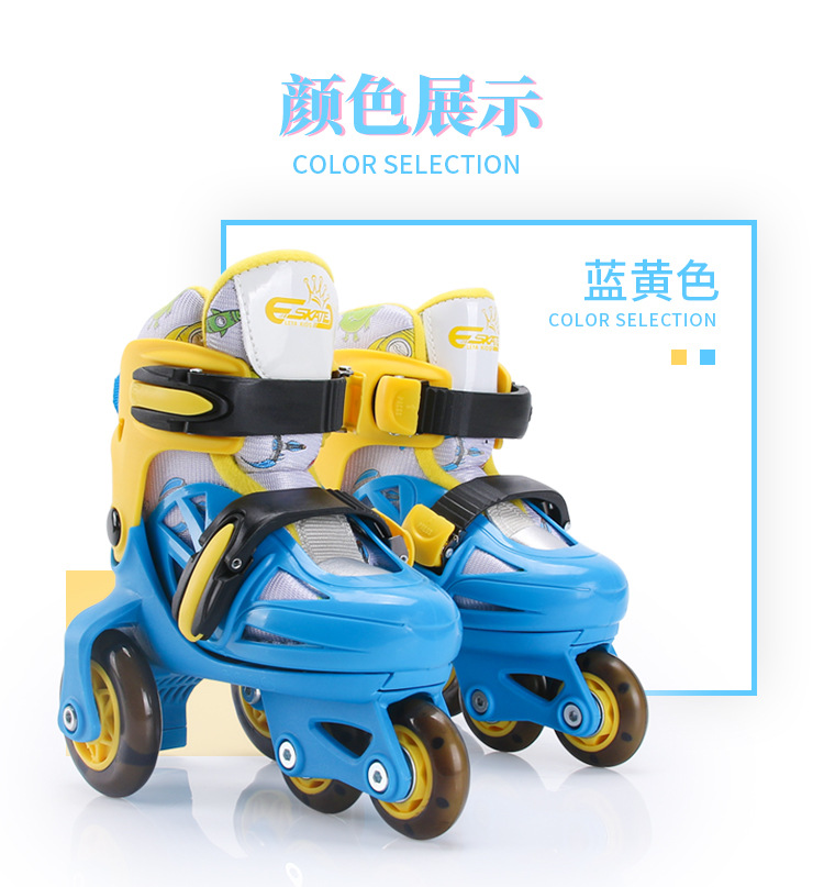 Factory Direct Sales One Piece Dropshipping Skates the Skating Shoes Children's Suit Baby Rollerskate Roller Skates Heelys