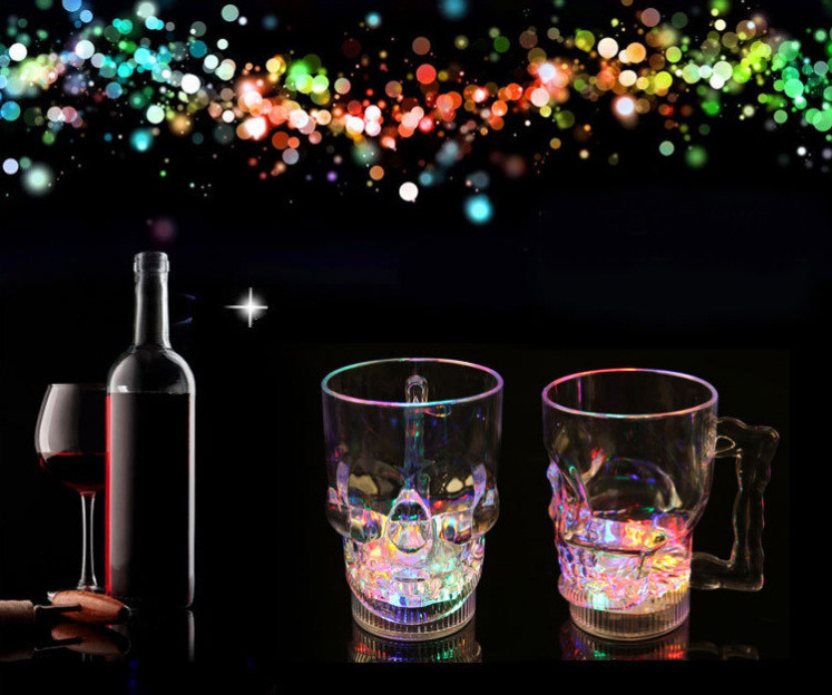 Water Sensing Skull Cup Pouring Water and Bright Luminous Cup Colorful Acrylic Luminous Water Cup New Teqi Toy Water Sensing Skull Cup Pouring Water and Bright Luminous Cup Colorful Acrylic Luminous Water Cup New Teqi Toy