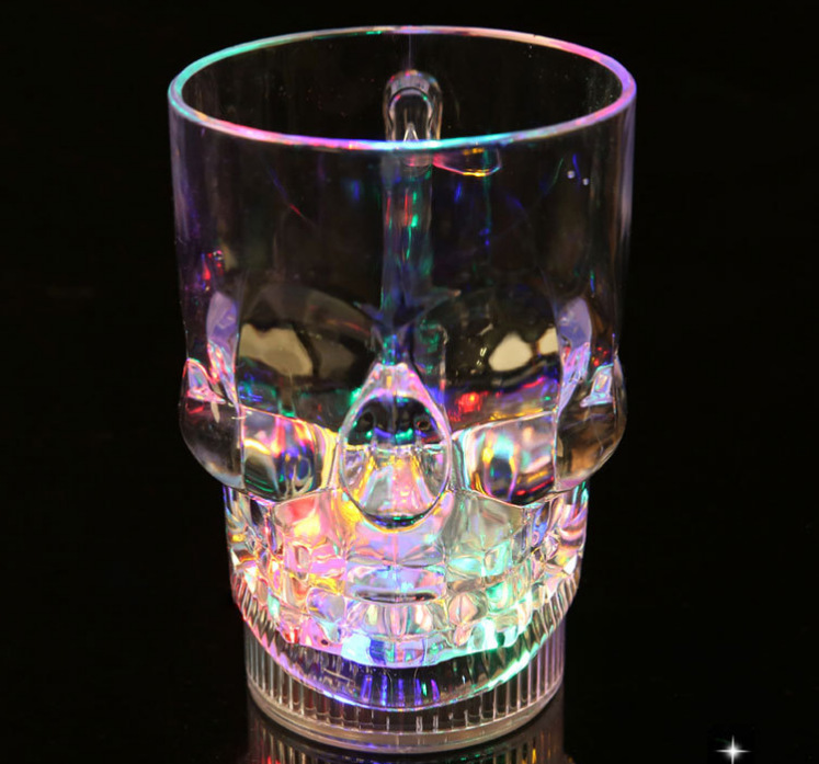 Water Sensing Skull Cup Pouring Water and Bright Luminous Cup Colorful Acrylic Luminous Water Cup New Teqi Toy Water Sensing Skull Cup Pouring Water and Bright Luminous Cup Colorful Acrylic Luminous Water Cup New Teqi Toy