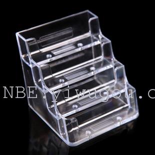 Organic Super transparent business card business card display shelves 4 rows of the four card case card business card display stands