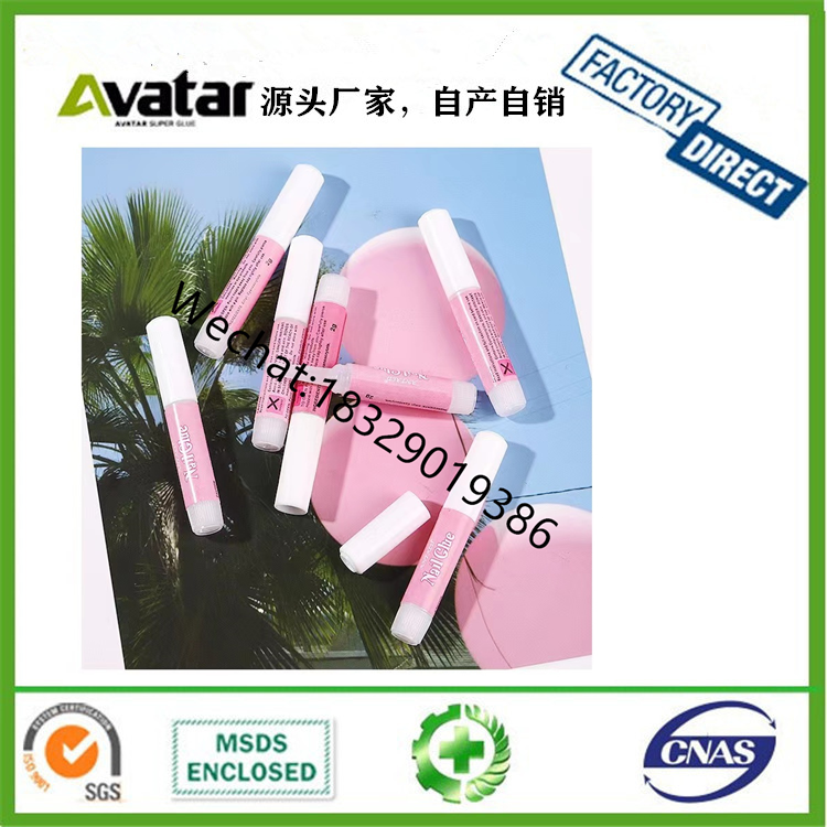 Wholesale Manicure Glue nail tips Manicure hot sale tips nail art glue brush on glue for nail decoration
