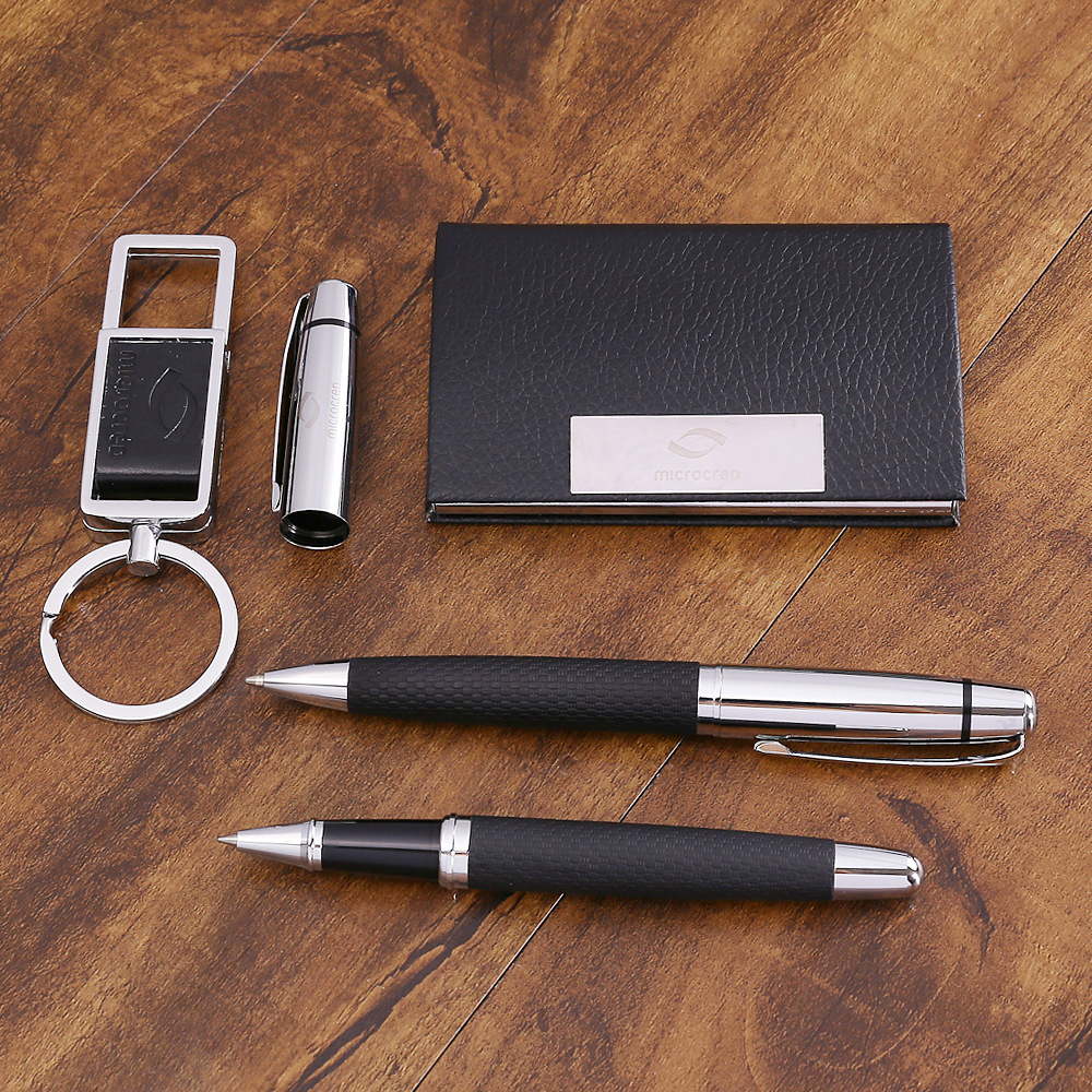 Key Chain Set Practical School Winery Company Enterprise Business Staff Activity Gift Business Card Case Gift Set