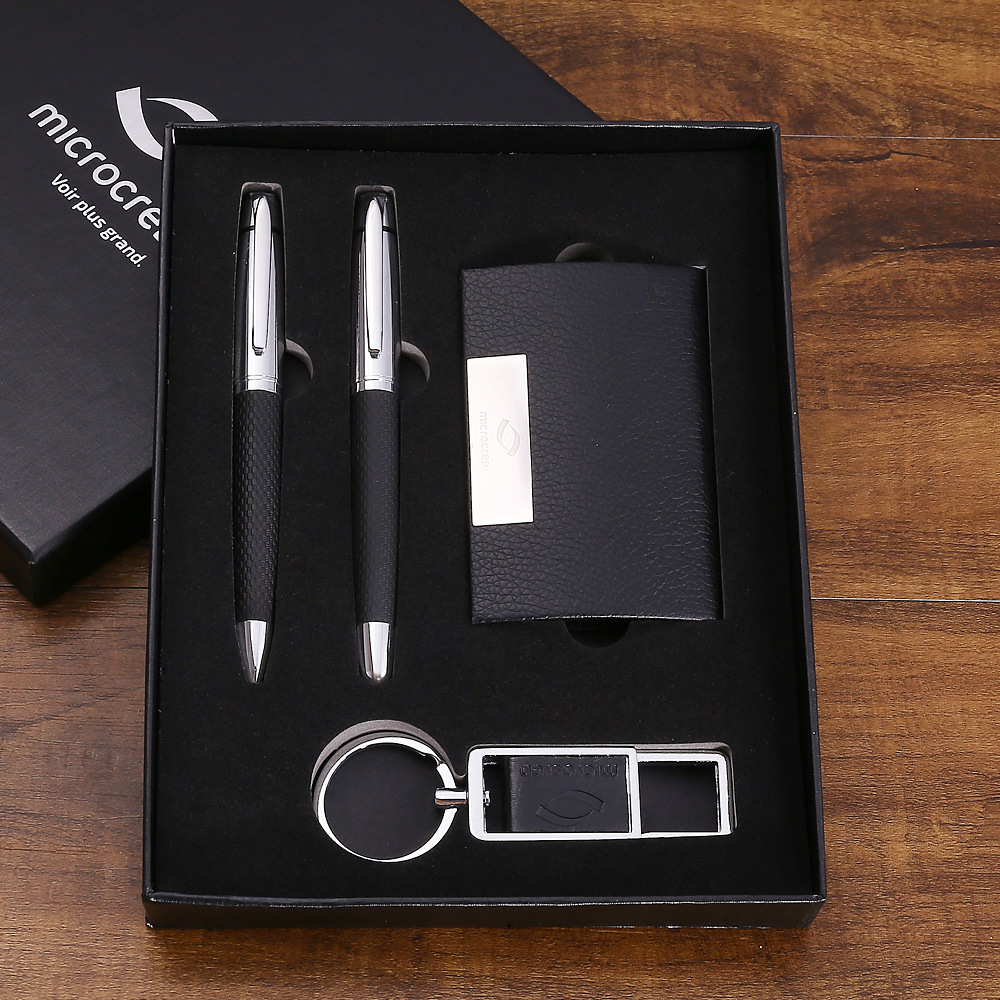 Key Chain Set Practical School Winery Company Enterprise Business Staff Activity Gift Business Card Case Gift Set Key Chain Set Practical School Winery Company Enterprise Business Staff Activity Gift Business Card Case Gift Set