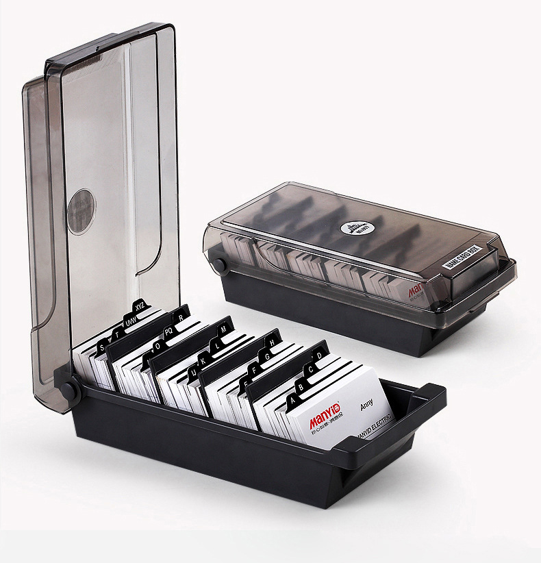867 Large Capacity Business Card Case Business Card Storage Box Business Card Holder Business Card Holder Business Card Holder Name Card Pedestal