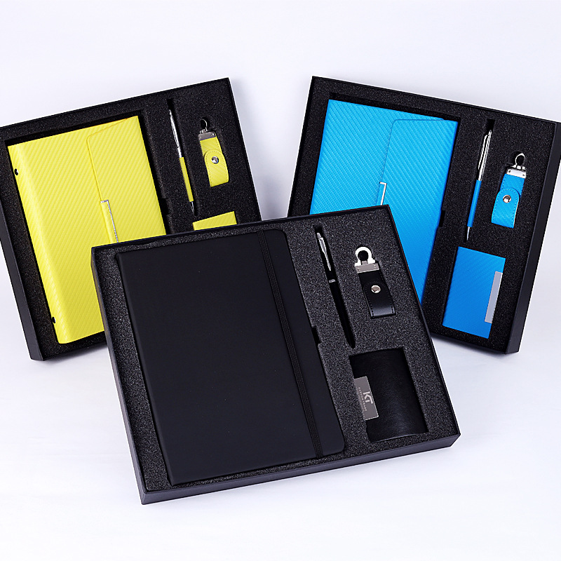 Notepad Set Business Card Case Gift Practical U Disk Gift Company Business Gift Data Cable Gift Set