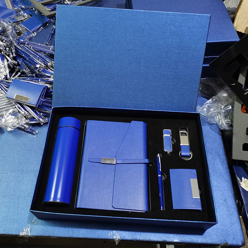 Notebook Pack U Disk Gift Business Card Case Enterprise Event Opening Present for Client Creative Gift Thermos Cup Gift Box