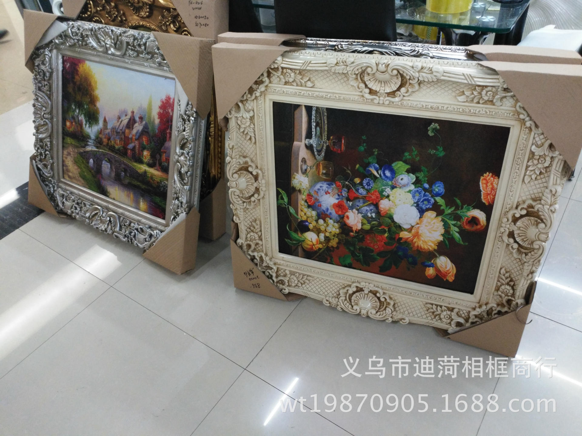 European-Style Canvas Frame Large Wedding Wedding Props Carved Vintage Photo Studio Background KTV Decorative Wall-Mounted Photo Frame Resin European-Style Canvas Frame Large Wedding Wedding Props Carved Vintage Photo Studio Background KTV Decorative Wall-Mounted Photo Frame Resin