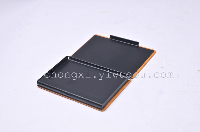 "Factory direct" leather card case KH-9811 series metal stainless steel stylish business card cases