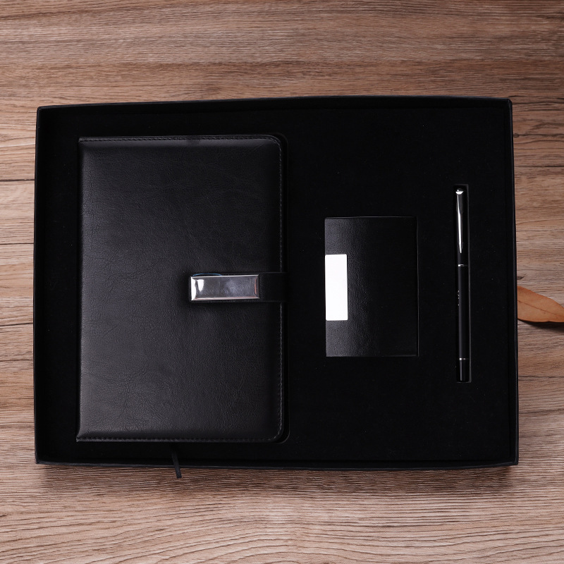 Creative Notepad Set Business Card Case Gift Practical Enterprise Company Business Gift Notebook Gift Set